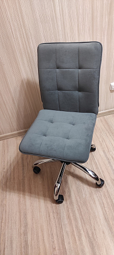 Компьютерное кресло One/Ван флок серый 29 фото покупателя 105