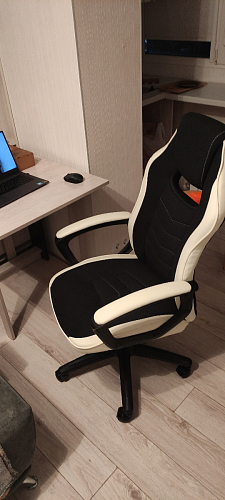 Компьютерное кресло Gamer черное / бежевое фото покупателя 109