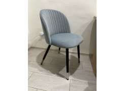 Стул на металлокаркасе Gabi 1 бежевый / черный с серебряными наконечниками фото покупателя 130