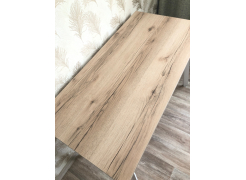 Стол Тринити Лофт 120 32 мм бетон / черный матовый фото покупателя 544