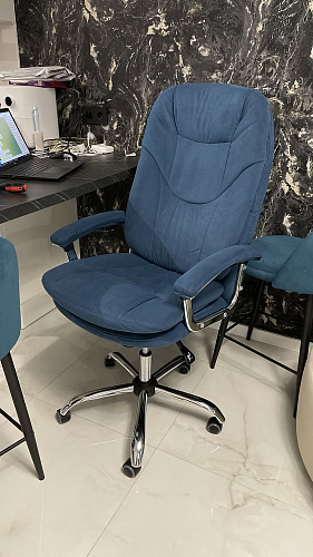 Компьютерное кресло Softy Lux розовое фото покупателя 6