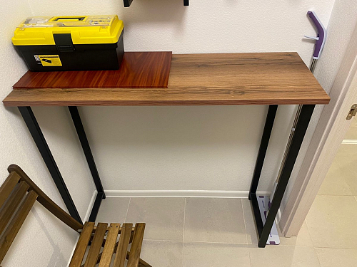 Барная стойка Дилан Лофт 120х60х90 бетон фото покупателя 128