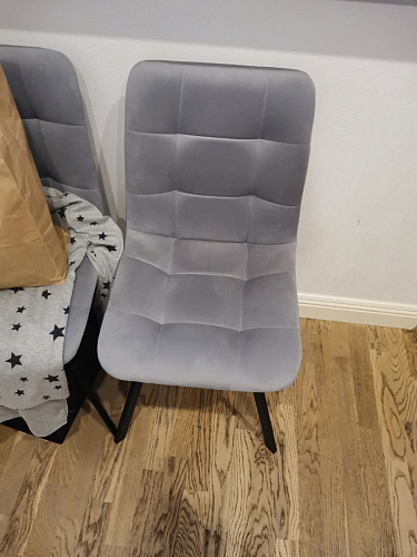 Стул Чилли 2 темно-серый  / черный фото покупателя 1366