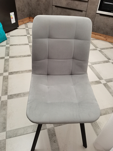 Стул на металлокаркасе Чилли К кирпичный / черный фото покупателя 465