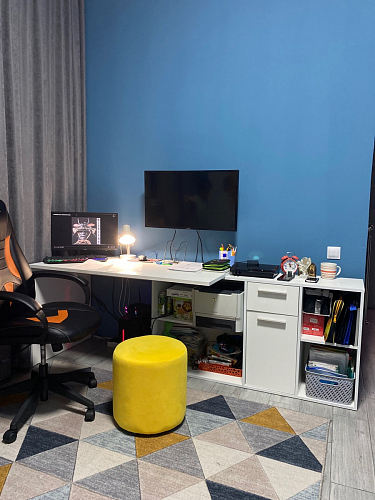 Письменный стол Лайт 03.245F белый гладкий 101 фото покупателя 91