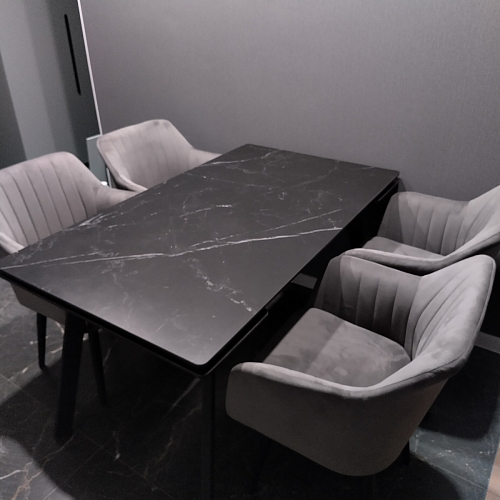 Керамический стол Норман 120(180)х80 shakespeare black / черный фото покупателя 42