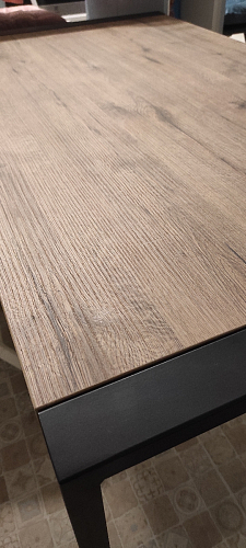 Стол Центавр дуб галифакс / черный матовый фото покупателя 9