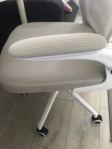 Компьютерное кресло Konfi gray / blue / white фото покупателя 89