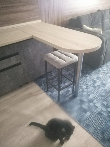 Барный стул Лофт катания минт / белый матовый фото покупателя 253