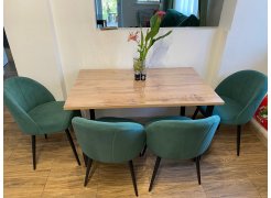 Стол Лота Лофт 120 25 мм сабия / черный матовый фото покупателя 506