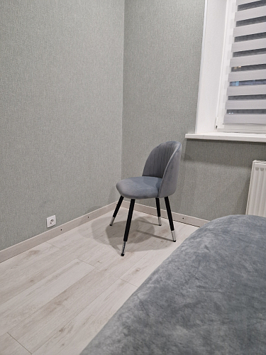 Стул на металлокаркасе Gabi gray / black фото покупателя 535