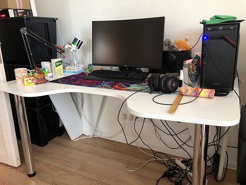 Компьютерный стол КСТ-116 белый фото покупателя 1