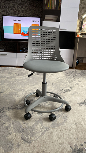 Компьютерное кресло Kiddy/Кидди розовое ткань (сетка) фото покупателя 50