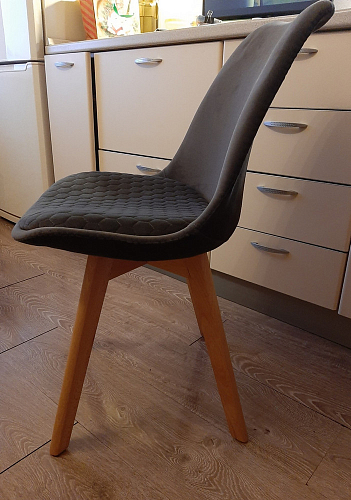 Деревянный стул Bonuss black / black фото покупателя 25