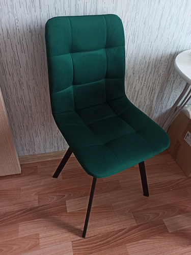 Стул на металлокаркасе Чилли бирюзовый / черный фото покупателя 1371