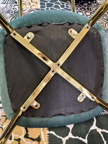 Стул на металлокаркасе Dabl 01 champagne / gold фото покупателя 62