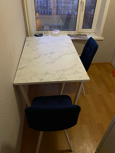 Стул на металлокаркасе Чилли зеленый / черный фото покупателя 1408