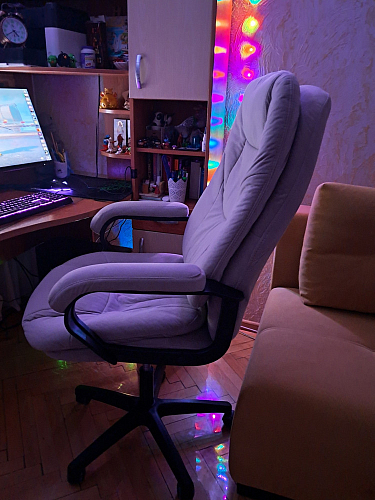 Компьютерное кресло Comfort Lux/Комфорт Люкс черный фото покупателя 69