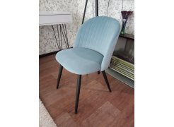 Стул на металлокаркасе Gabi blue / black фото покупателя 168