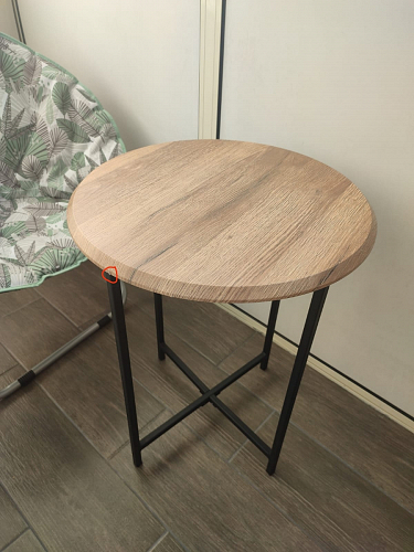 Журнальный столик Грейс мрамор серый / белый фото покупателя 12