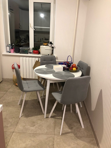 Стул на металлокаркасе Челси К бирюзовый / черный фото покупателя 121