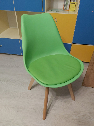 Деревянный стул Bonuss green / grey фото покупателя 91