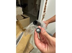 Стул на металлокаркасе Gabi 1 бежевый / черный с серебряными наконечниками фото покупателя 643