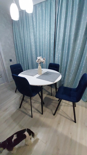 Стул на металлокаркасе Чилли бежевый / белый каркас фото покупателя 1221