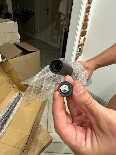 Стул на металлокаркасе Gabi gray / black фото покупателя 643