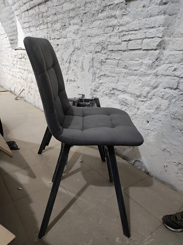 Стул на металлокаркасе Чилли бежевый / белый каркас фото покупателя 1284