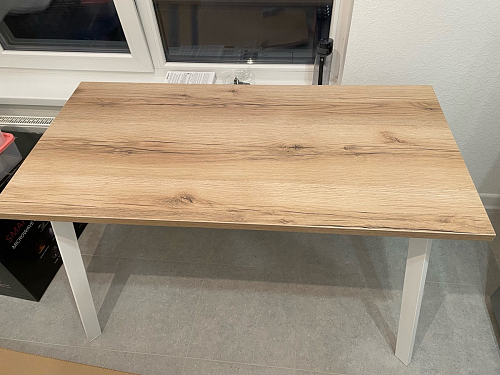 Стол Тринити Лофт 120 25 мм черный матовый / юта фото покупателя 145