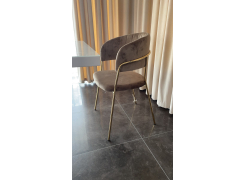 Стул на металлокаркасе Kamelia темно-серый / золотой фото покупателя 13