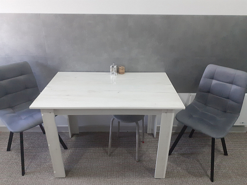 Стул на металлокаркасе Чилли бежевый / белый каркас фото покупателя 1023