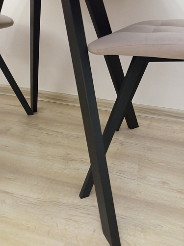 Стул на металлокаркасе Чилли светло-серый / белый каркас фото покупателя 669