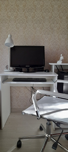 Компьютерный стол Джаз-24 правый дуб сонома фото покупателя 94