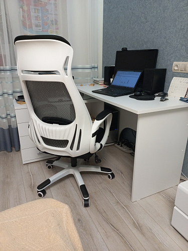 Компьютерное кресло Burgos белое фото покупателя 38