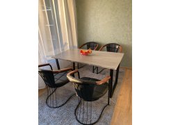 Стол Лота Лофт 120 25 мм сабия / черный матовый фото покупателя 218