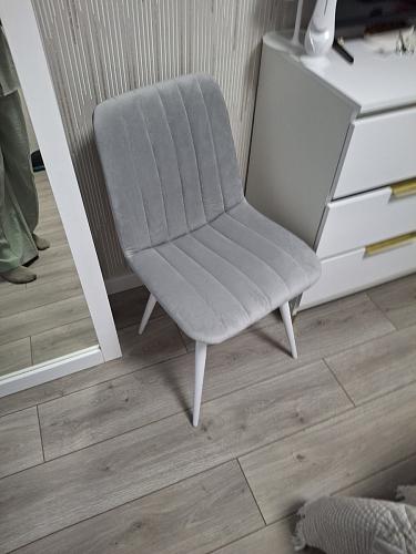 Стул на металлокаркасе Дани бежевый / белый фото покупателя 18