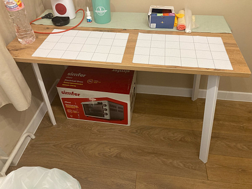 Стол Тринити Лофт 120 32 мм дуб галифакс табако / черный матовый фото покупателя 625