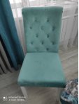 Стул Amelia white / fabric tiffany: отзыв о товаре