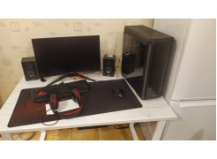 Деревянный стол Лота Лофт 120(160)х75 черный матовый / бетон светлый фото покупателя 120