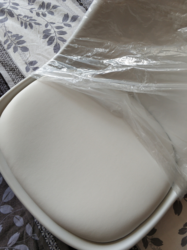 Компьютерное кресло Kolin с подушкой clear / white фото покупателя 87