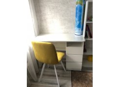 Стул на металлокаркасе Чилли горчичный / белый фото покупателя 349