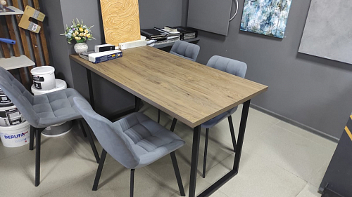 Стул на металлокаркасе Челси велюр коричневый / черный каркас фото покупателя 169