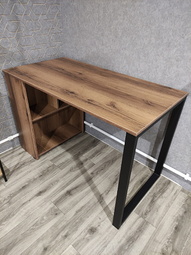 Письменный стол Битти Лофт 116х60х75 дуб вотан / белый матовый фото покупателя 5