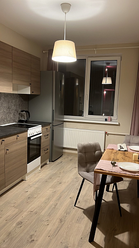 Стол Тринити Лофт 120 32 мм дуб галифакс табако / черный матовый фото покупателя 373