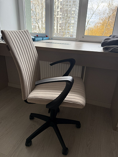 Компьютерное кресло Spark флок коричневый 6 фото покупателя 14