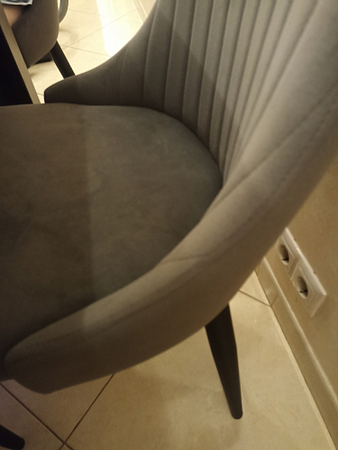 Стул на металлокаркасе Kora green / black фото покупателя 280