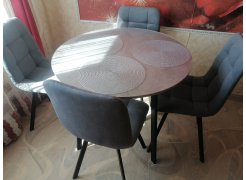 Стул на металлокаркасе Чилли горчичный / белый фото покупателя 313