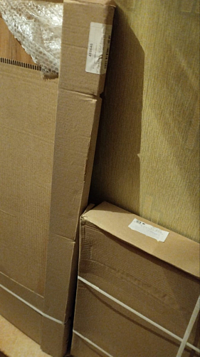 Стол Лота Лофт 140 25 мм черный матовый / бетон фото покупателя 647